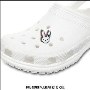 Bad Bunny Croc Charm Rainbow Shadow Ears NWOT